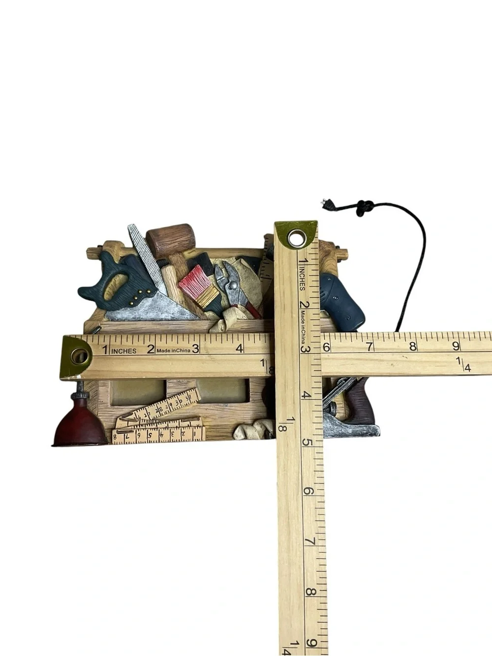 Toolbox Photo Frame Wall Hanging Decor Rustic Carpenter Workshop Frame